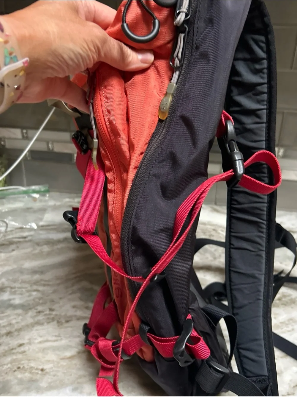 ARC'TERYX Silo 18 Backpack Vintage Padded Lightweight Hiking Orange/black. Bag